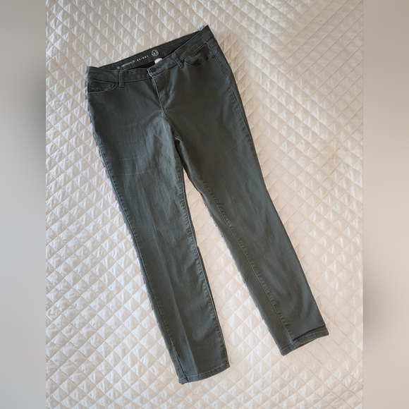 Westport Jeans | Size 10 | Skinny fit | dark gray / green - Picture 1 of 4
